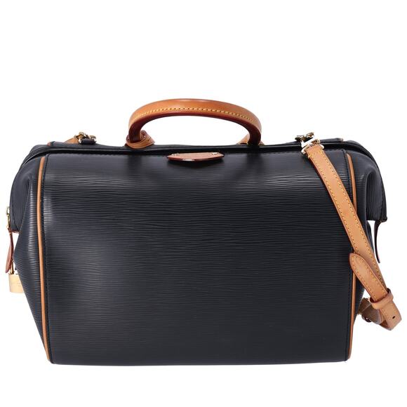 Louis Vuitton Doc PM Epi Handbag M93245 Noir Epi Leather - Picture 1 of 8